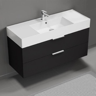 Bathroom Vanity Modern Bathroom Vanity, Wall Mount, 48